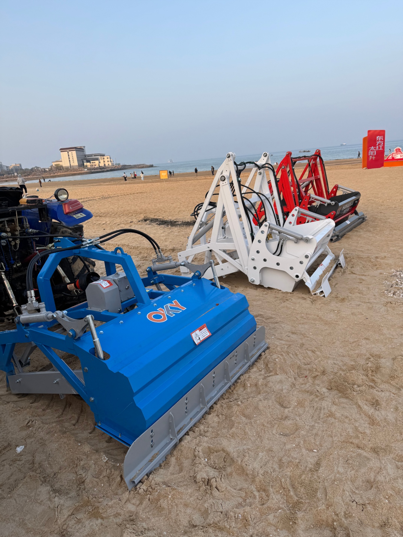Tractor-mounted SPX in coastal trial