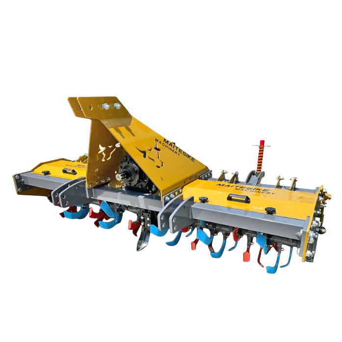 Studio cutout — full machine with twin-section opposite-spiral C-blade rotor